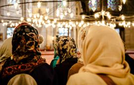 Women at a mosque