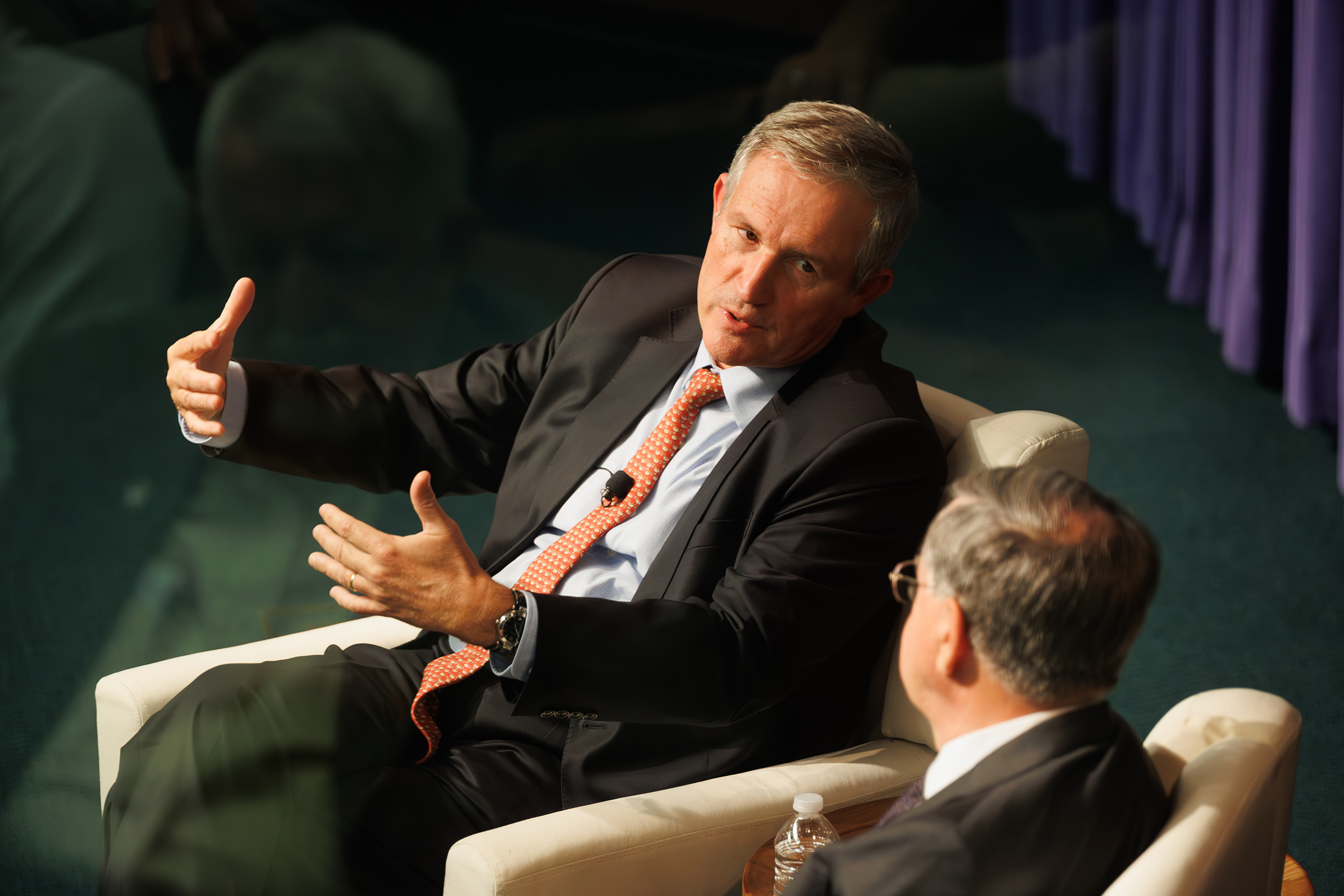 French Ambassador to the U.S. Laurent Bili in conversation with Baker Institute Director David Satterfield